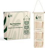 Green Fadel Zeep Organizer - 3 Vakken - Katoen - Beige