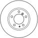 TRW Lot De 2 Disques De Frein Df2555 Bmw 1 158 042 1 159 898