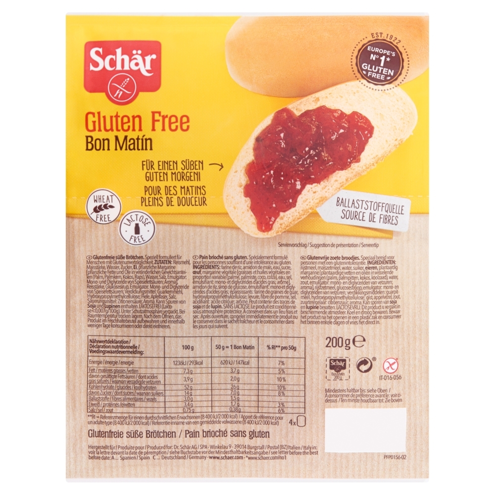 Schar Bon Matin Zoete Broodjes 200gr