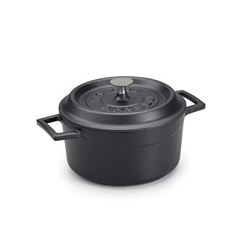 Pentole Agnelli SLOWCOOK Stoofpan met 2 handgrepen en deksel, gietijzer - 8007441628413