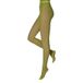 Apollo Fijne net panty - Fluor yellow - L-XL