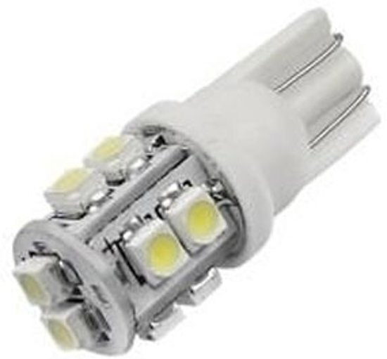 ABC-LED T10 - 24 volt - 3528 - 10 smd - Wit