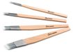 Set de 4 brosses de précision pour travaux de détail