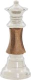 ATMOSPHERA CREATEUR D'INTERIEUR Pièce d'échec déco Johan H.25cm argent