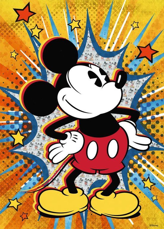 Ravensburger Retro Mickey - 1000 stukjes