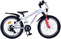 Volare XC Race Kinderfiets - 20 inch - Wit Roze - 7 versnellingen