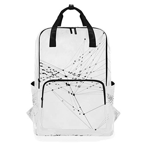 MONTOJ Travel Rugzak Geometrische lijn Figuur Net School Rugzak - 4773369074185
