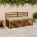 vidaXL Coussin de banc SOEST 100% Polyester Vert clair 140 x 50 x 8 cm