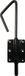 Fixmasters Staartgrendel - Licht - 250 mm - Zwart
