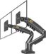 Ergosolid Wall Bracket Ergosolid Black Holder x 2 17"-27" (Refurbished B)