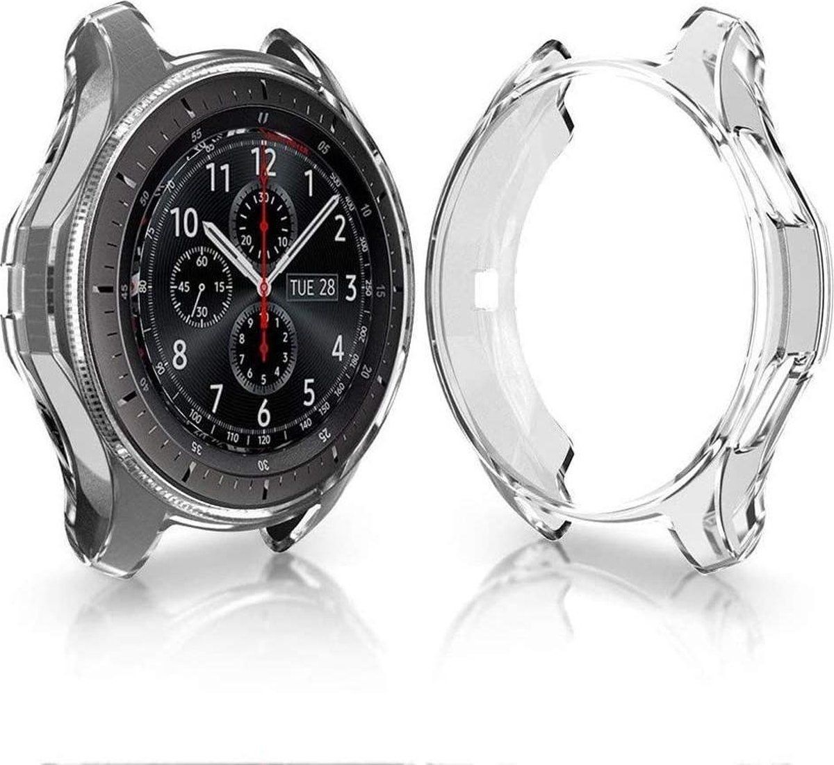 Strap-it Samsung Gear S3 Classic & Frontier TPU beschermhoes - transparant