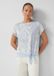 s.Oliver Blouseshirt met bateauhals en strikdetail lichtblauw