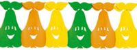 Merkloos / Sans marque Fest-Dekor Gmbh Papieren fruit thema feestslinger peren - papier - 300 cm
