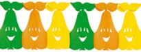 Merkloos / Sans marque Fest-Dekor Gmbh Papieren fruit thema feestslinger peren - papier - 300 cm