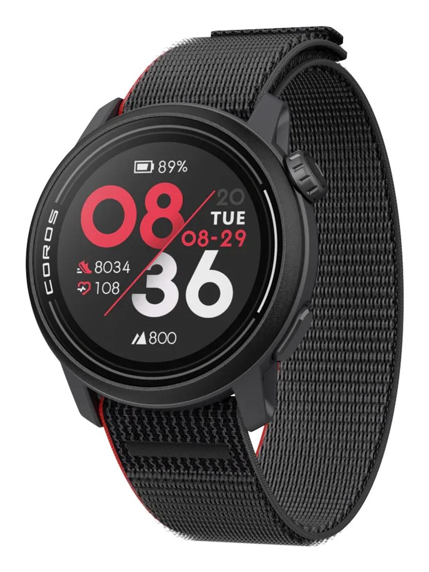 Coros Pace 3 Smartwatch - 1.2" LCD, 42mm, Digital, Touchscreen, Black - GPS