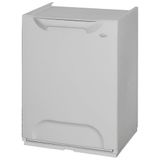 WELL HOME MOBILIARIO & DECORACIÓN Recycling vuilnisemmer van polypropyleen, grijs, container 20 l