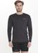 ENDURANCE Mell Langarmshirt Heren Zwart-gemêleerd XXXL