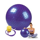 Endless 55 cm Anti-Burst Yogabal | Dikke PVC Oefenbal voor Fitness, Pilates, Stabiliteit & Thuis Workouts | Balansbal Stoel voor Mannen & Vrouwen | Kleur: Paars