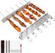 Ibenzoa® set de brochettes en inox, 6 pièces de 41,3 cm