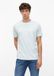 s.Oliver T-shirt M Katoen Ronde hals Korte mouw Logo Aansluitend Casual Pastelblauw
