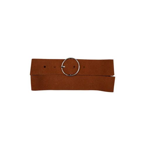 Cowboysbelt leren wikkelriem 409006 cognac