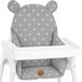 Totsy baby ASE Spolka Akcyjna Kussen voor kinderstoel baby opvouwbaar zitverkleiner – zitkussen steun voor Ikea Antilop kinderstoel en babystoel – zitverkleiner waterafstotend wasbaar Grijs Met Sterren