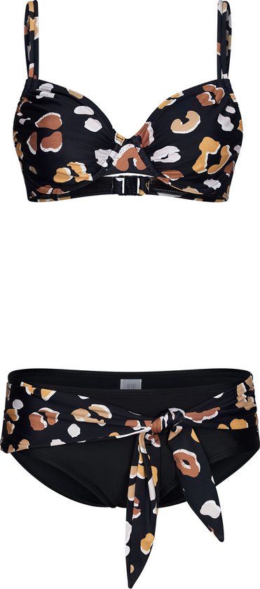 Pastunette Dames Bikiniset Animal - Zwart - Maat 46
