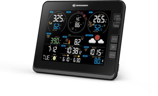 Bresser Weerstation - Basisstation - Compatibel met WSX3001 - Zwart