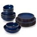 Service 16 pièces grès avec motif à pois pour 4 personnes