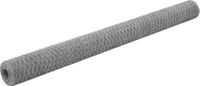 vidaXL Kippengaas 25x1,5 m gegalvaniseerd staal zilverkleurig