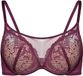 Esotiq Crown - Soutien-gorge push-up - Violet - Dentelle - Armature - Rembourrage amovible