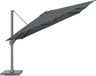 Platinum Sun & Shade – Zweefparasol – Challenger T¹ Premium - 350x350cm – Faded Black – Kantelbaar – 360° Draaibaar – 98% UV protectie
