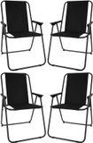 Redcliffs Klapstoel unica - 4x - Zwart