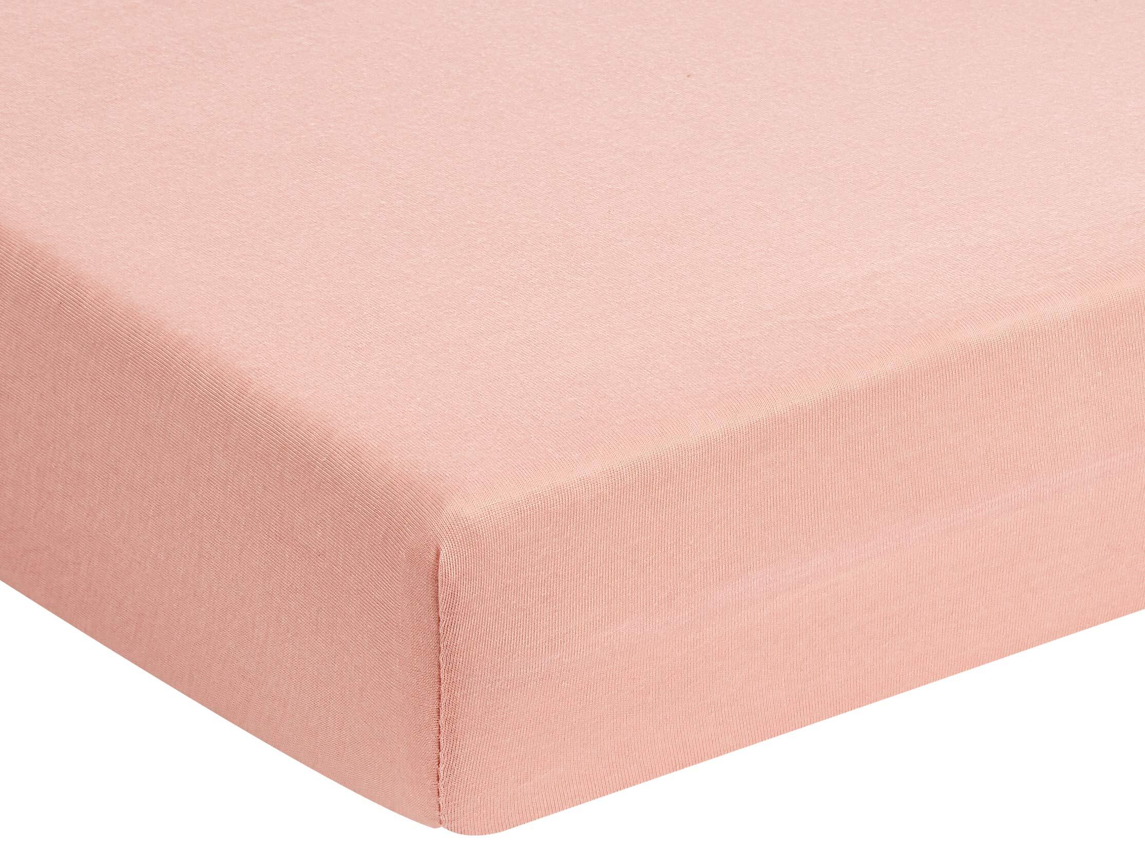 Träumeland Hoeslaken Tencel roze 60x120 cm + 70x140 cm roze