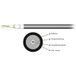 INFRALAN® U-DQ(ZN)BH OM4 8G (1x8), Dca 1750N LSZH schwarz 7,0mm