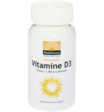 Mattisson Absolute Vitamine D3 25mcg Tabletten