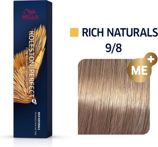 Wella Professionals Koleston Perfect Me+ Haarverf 9/8 Rich Naturals 60ml