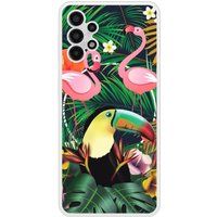 Samsung Bedrukt siliconen hoesje compatibel met Galaxy A13 4G Tropical Toucan