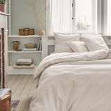 Kussensloop Essix - Tout Doux - Effen katoenen kussensloop 65 x 65 cm Romig beige