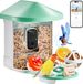 VEVOR Vogelvoedercamera Vogelvoerstation Voerdispenser 1xzonnemodules Groen