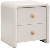 Vente-unique Nachtkastje met 2 laden - Beige SELORINA