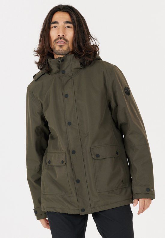 WHISTLER Parka Steven V2 Donkergroen
