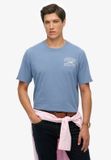 Superdry Vintage Athletic Essential T-shirt graphique Homme Moonlight Blue S