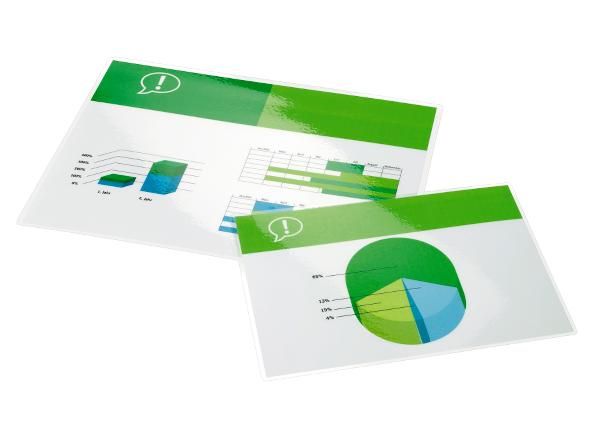 GBC Document Lamineerhoezen A2 2x125 micron Glanzend (100)