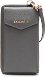 Lazarotti Bologna Leather Zip Around Wallet With Phone Pocket Grey 2