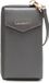 Lazarotti Bologna Leather Zip Around Wallet With Phone Pocket Grey 2