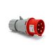 5-polige CEE-stekker voor buitengebruik, CEE-stekker voor industrieel gebruik (mannelijk) 400V/16A, schroefverbinding, IP44