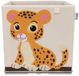 Lifeney Stoffen opbergdoos voor kinderen met tijgerprint, 50 liter, 33 x 38 x 3.5 cm