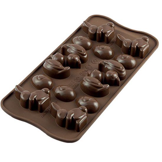 Silikomart Siliconen Chocoladevorm Easter Pasen - 8051085021130