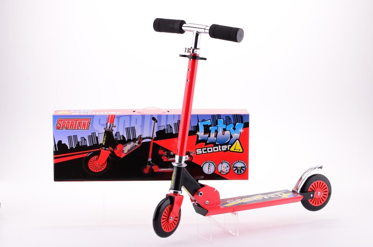 Johntoy Sportline Step - Rood - Aluminium